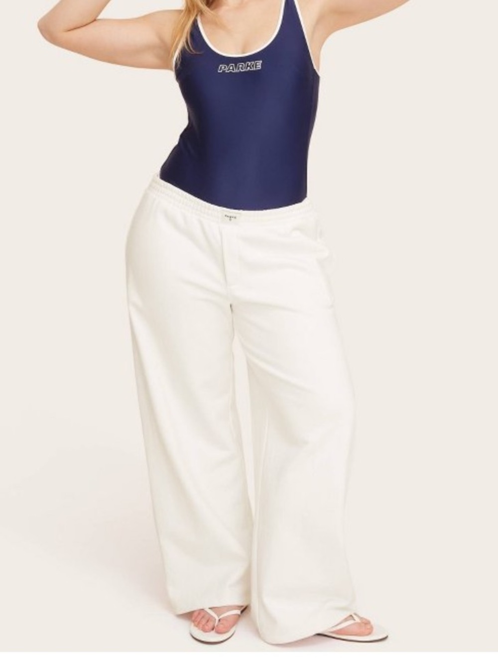 Parke x Target high rise boxer sweatpants small